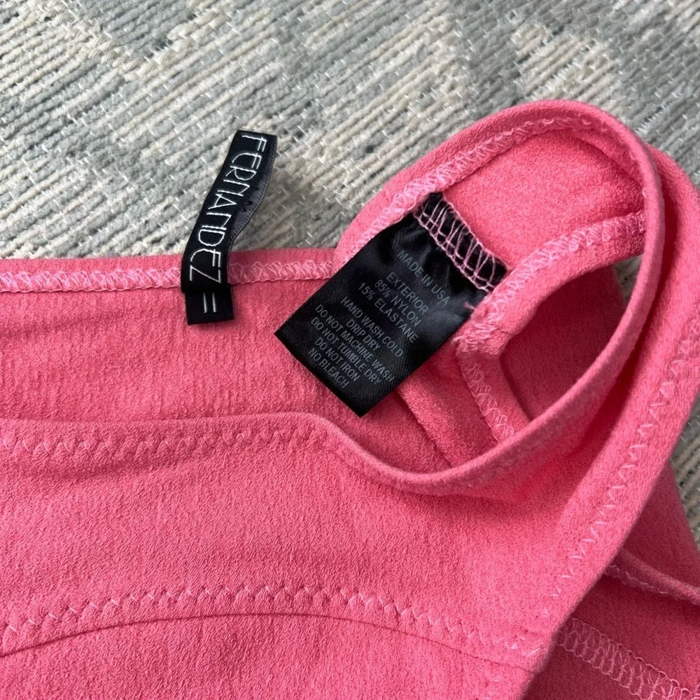 Lisa Marie Fernandez Size II (2) • Pink Stretch Swimwear Bikini Bottoms.